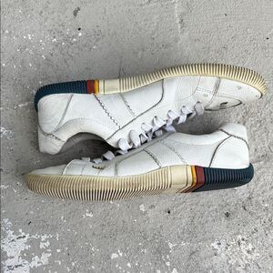 Osklen leather, low top trainers
